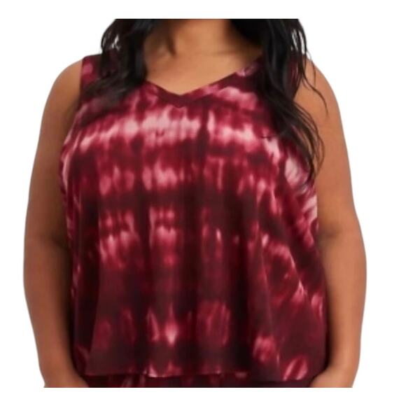 torrid Tops - New Torrid 0 crinkle gauze tie dye sleeveless top 
TS 1951